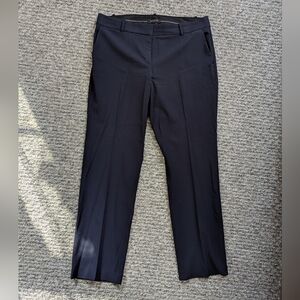 Anne Taylor Dark Blue Navy Work Trousers Dress Pants Size 12